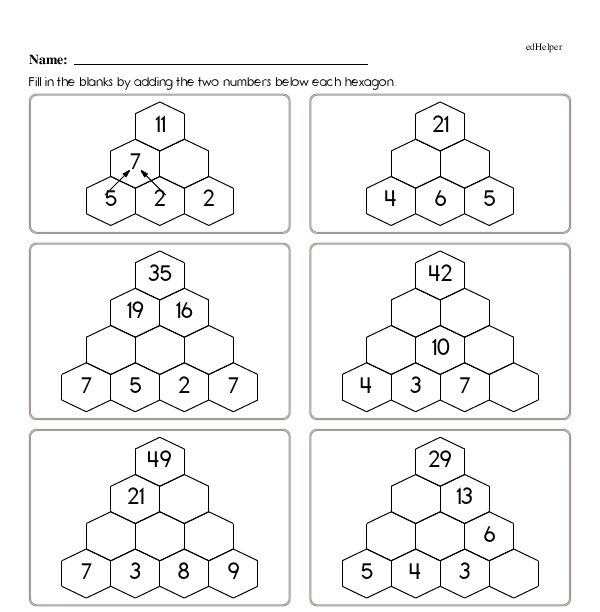 hexogon number puzzle